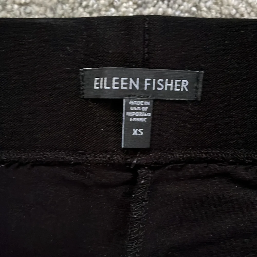 Eileen fisher wide leg black pants - Picture 2 of 3